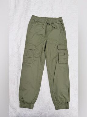 H&M Olive Green Cargo Joggers for Kids